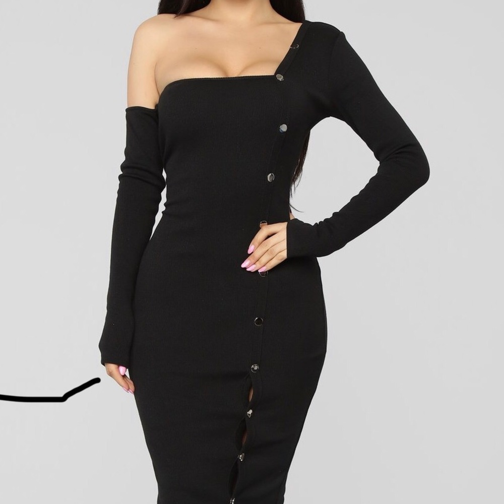 Lovely black off shoulder dress
